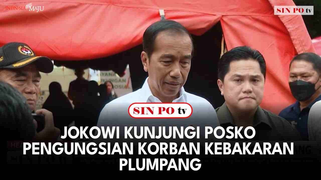 Jokowi Kunjungi Posko Pengungsian Korban Kebakaran Plumpang