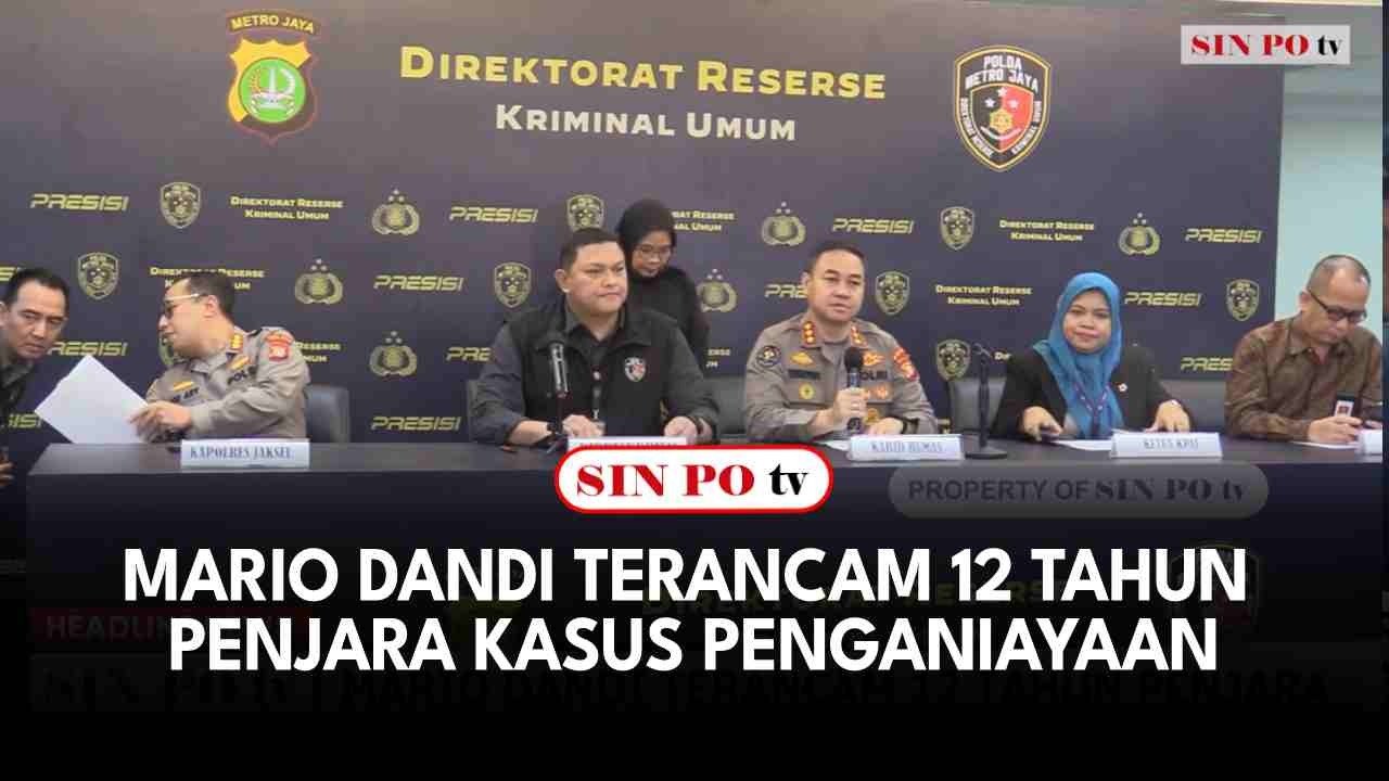 Mario Dandi Terancam 12 Tahun Penjara Kasus Penganiayaan