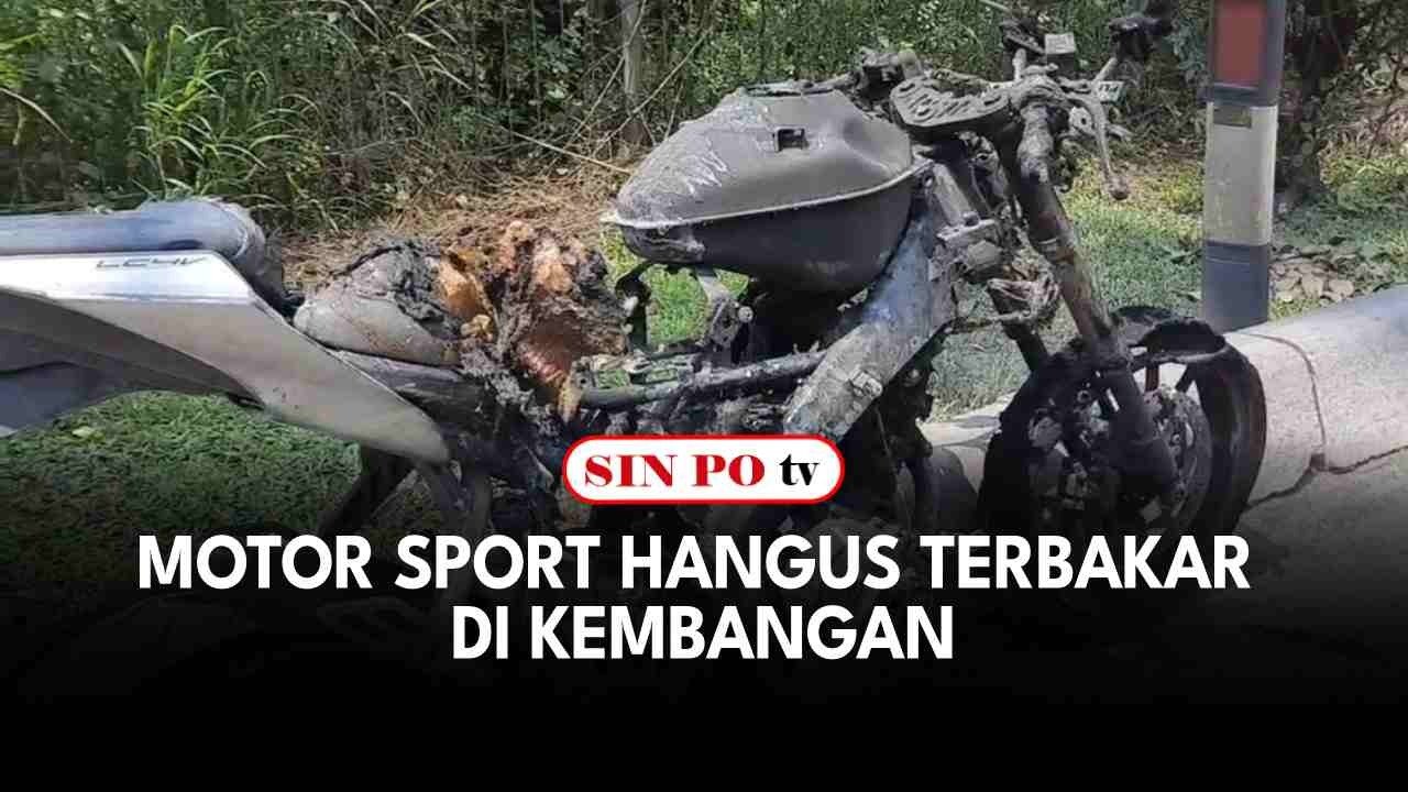 Motor Sport Hangus Terbakar Di Kembangan