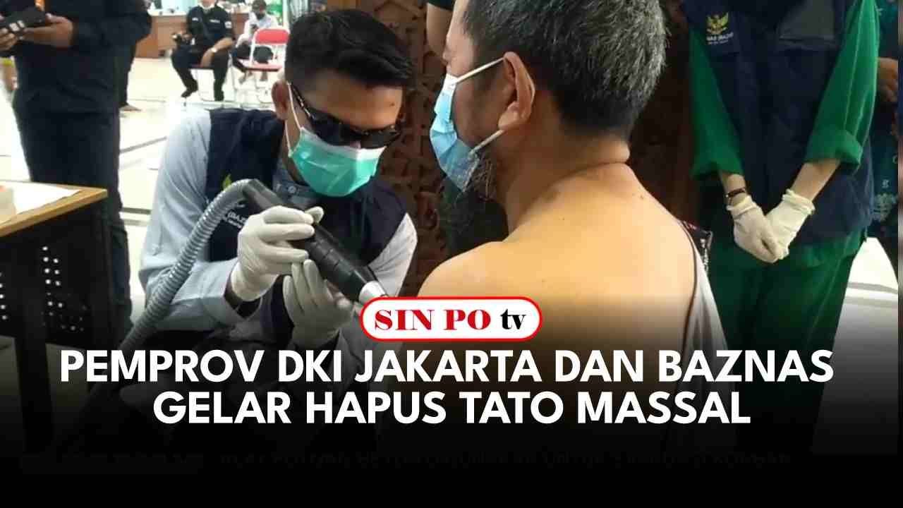 Pemprov DKI Jakarta Dan Baznas Gelar Hapus Tato Massal