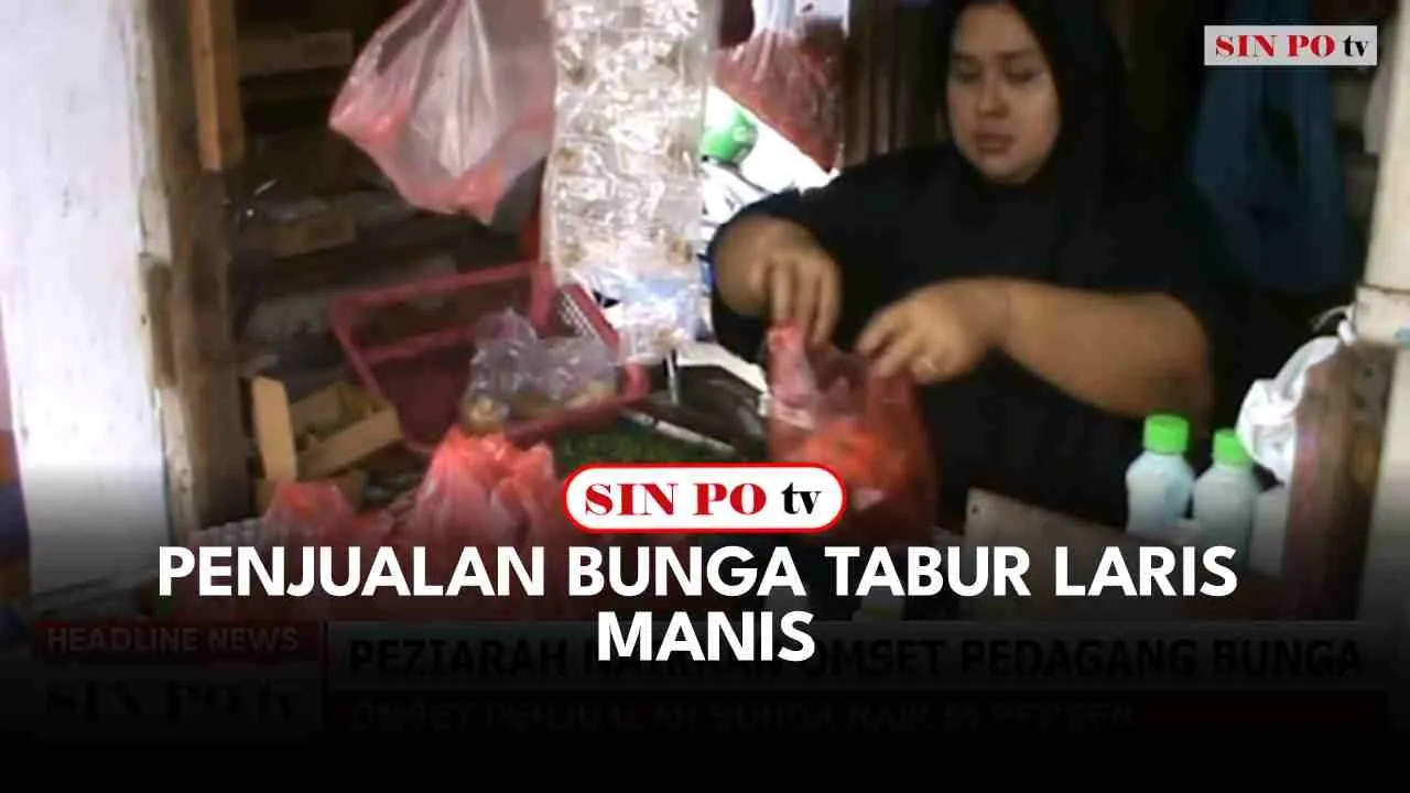 Penjualan Bunga Tabur Laris Manis