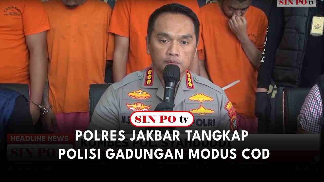 Polres Jakbar Tangkap Polisi Gadungan Modus COD