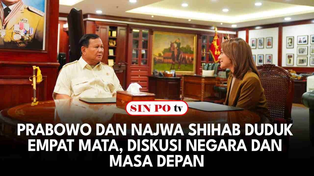 Prabowo Dan Najwa Shihab Duduk Empat Mata, Diskusi Negara Dan Masa Depan