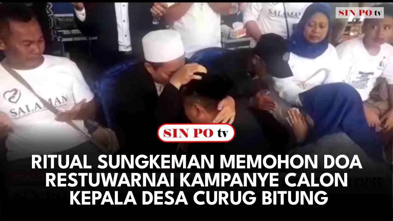 Ritual Sungkeman Memohon Doa Restu Warnai Kampanye Calon Kepala Desa Curug Bitung