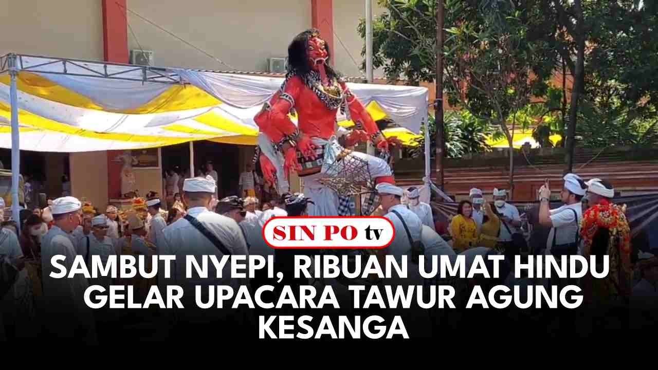 Sambut Nyepi, Ribuan Umat Hindu Gelar Upacara Tawur Agung Kesanga