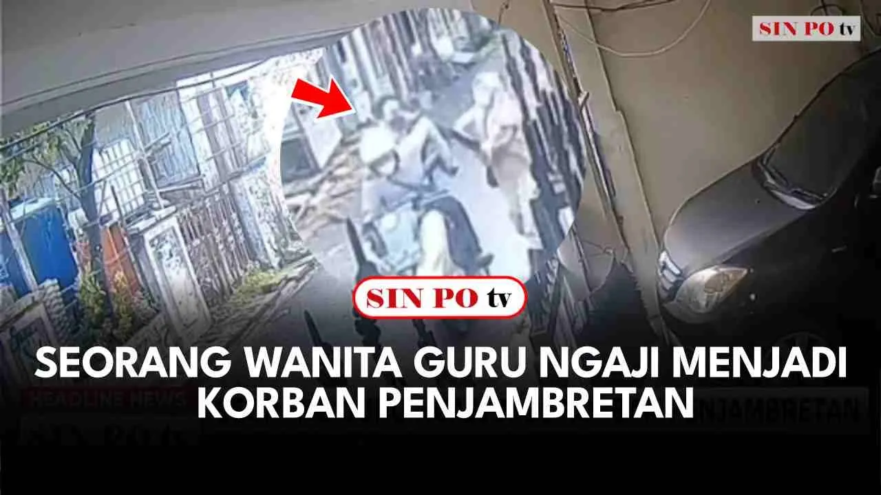 Seorang Wanita Guru Ngaji Menjadi Korban Penjambretan