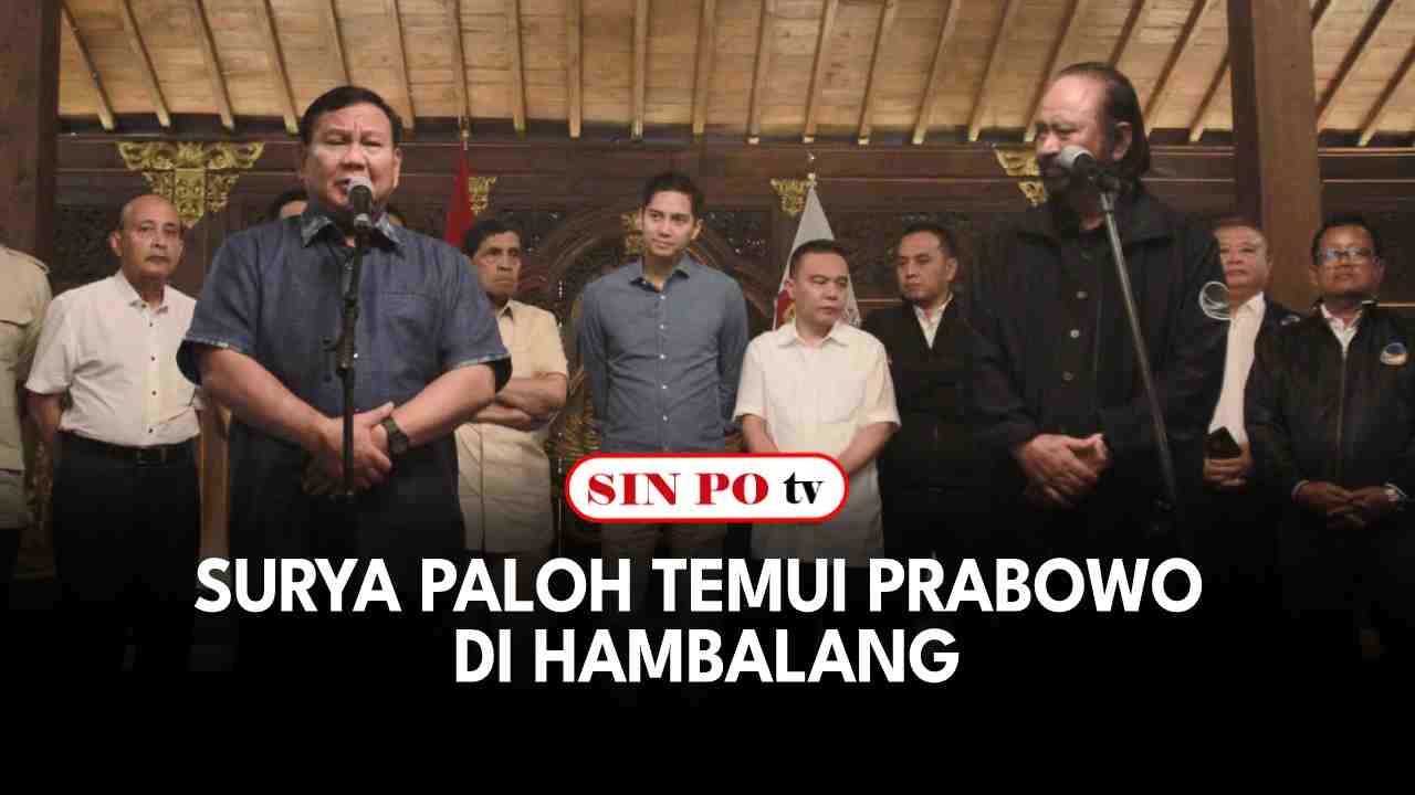 Surya Paloh Temui Prabowo Di Hambalang