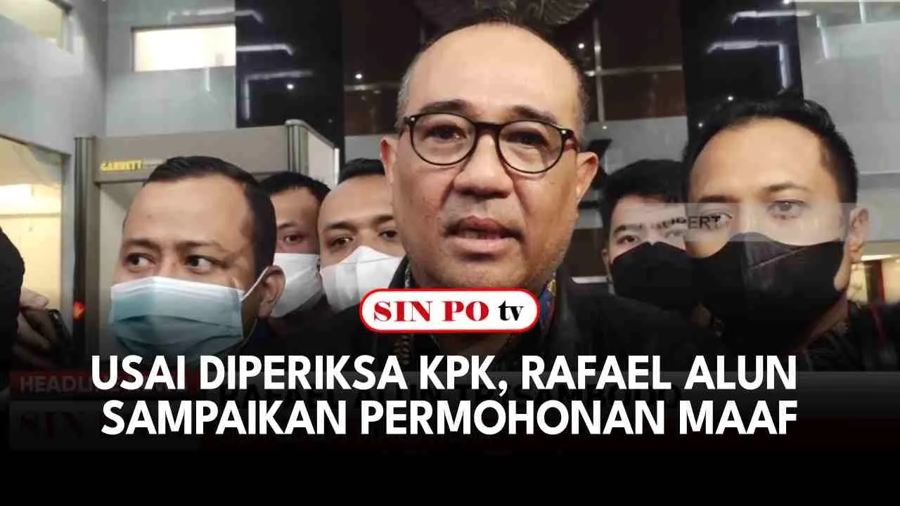 Usai Diperiksa KPK, Rafael Alun Sampaikan Permohonan Maaf