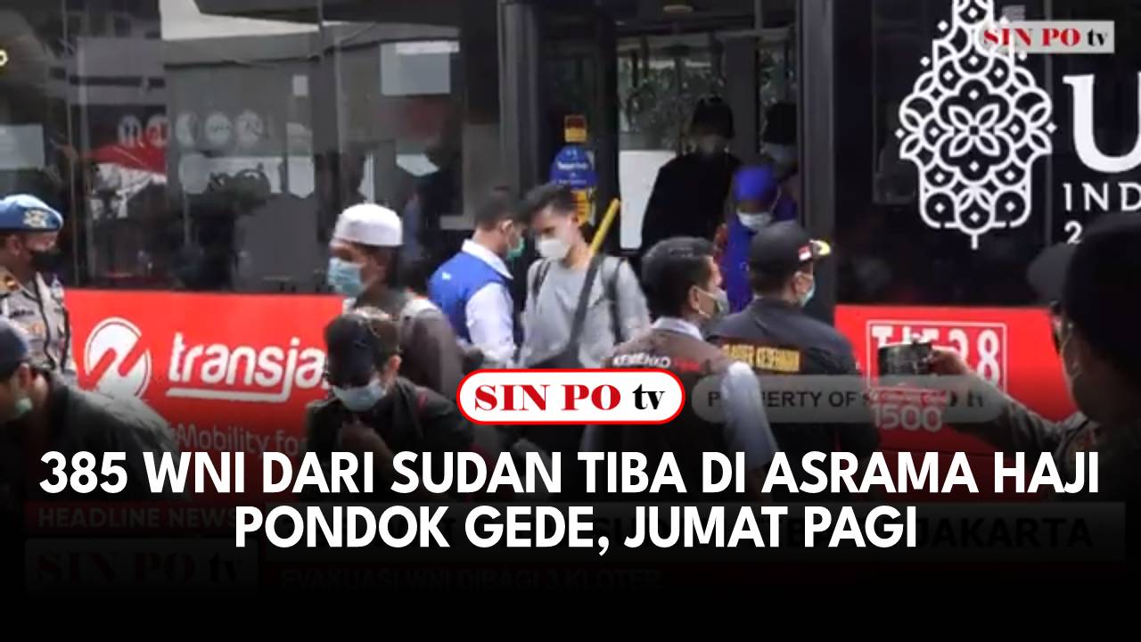 385 WNI Dari Sudan Tiba di Asrama Haji Pondok Gede