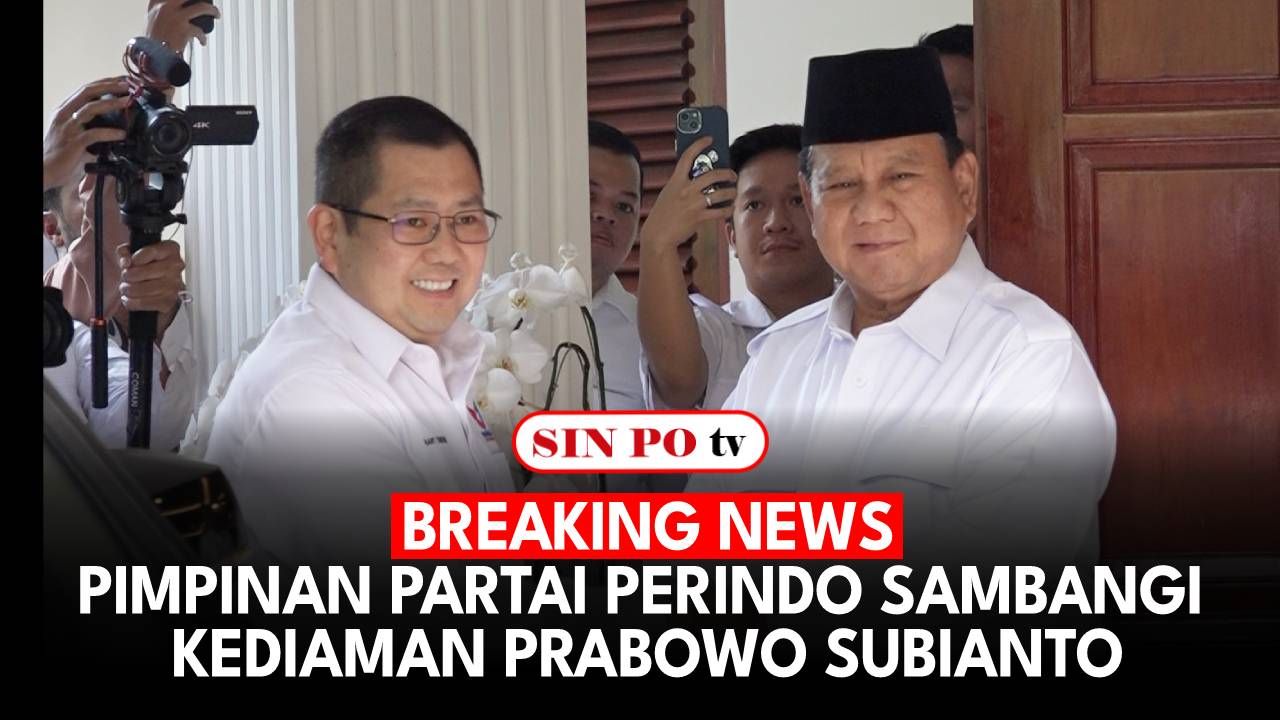 Pimpinan Partai Perindo Sambangi Kediaman Prabowo Subianto