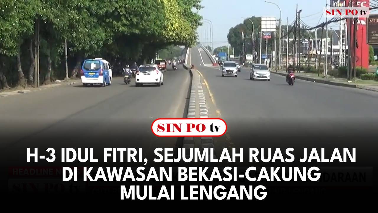 Sejumlah Ruas Jalan di Kawasan Bekasi-Cakung Mulai Lengang