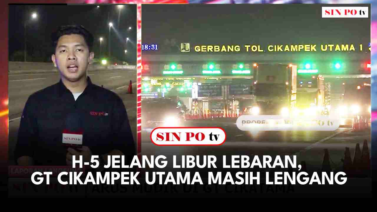 H-5 Jelang Libur Lebaran, GT Cikampek Utama Masih Lengang