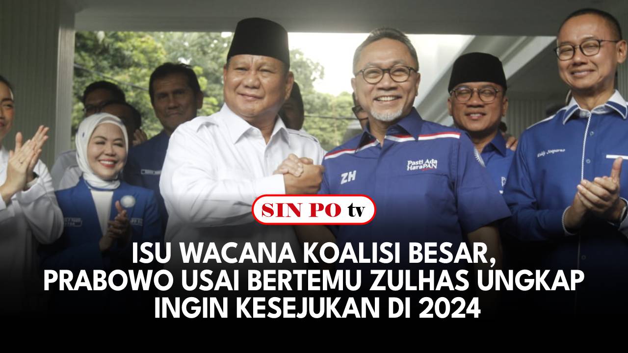 Prabowo Usai Bertemu Zulhas Ungkap Ingin Kesejukan Di 2024