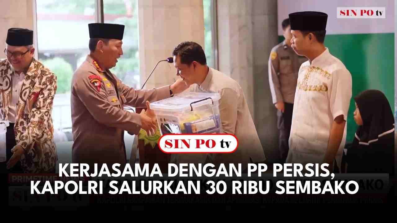 Kerjasama Dengan PP Persis, Kapolri Salurkan 30 Ribu Sembako