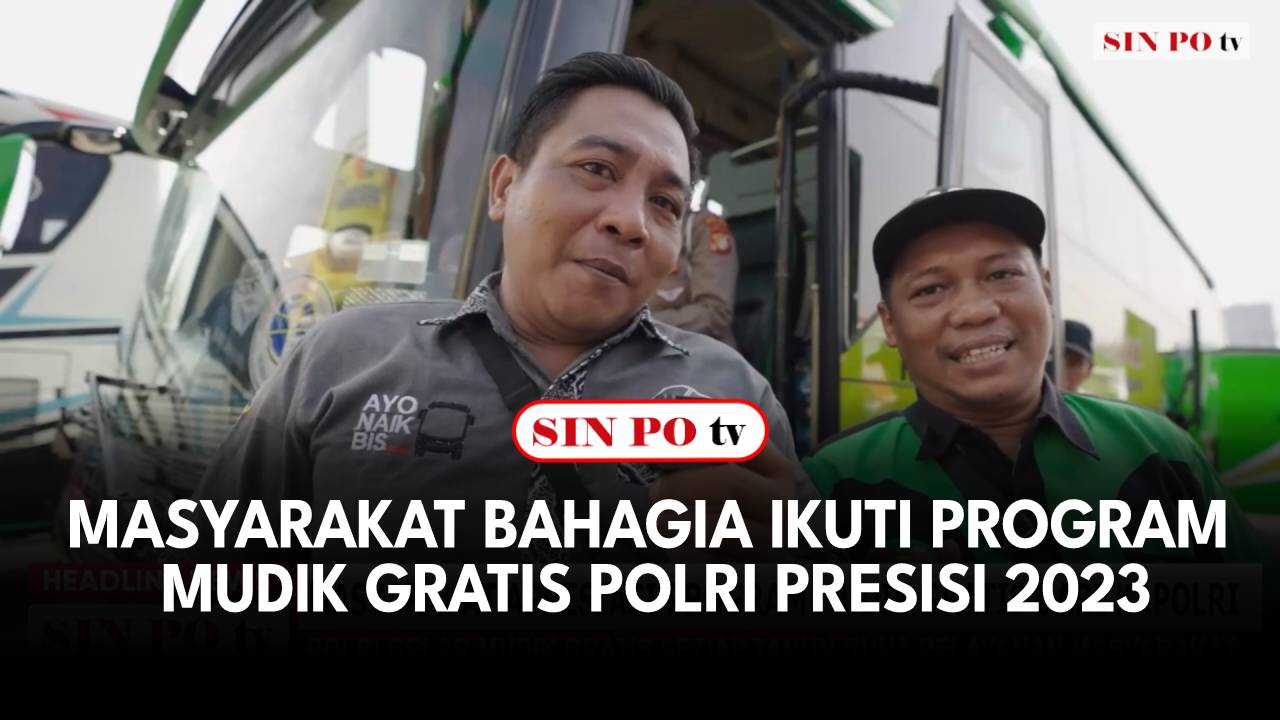 Masyarakat Bahagia Ikuti Program Mudik Gratis Polri Presisi 2023