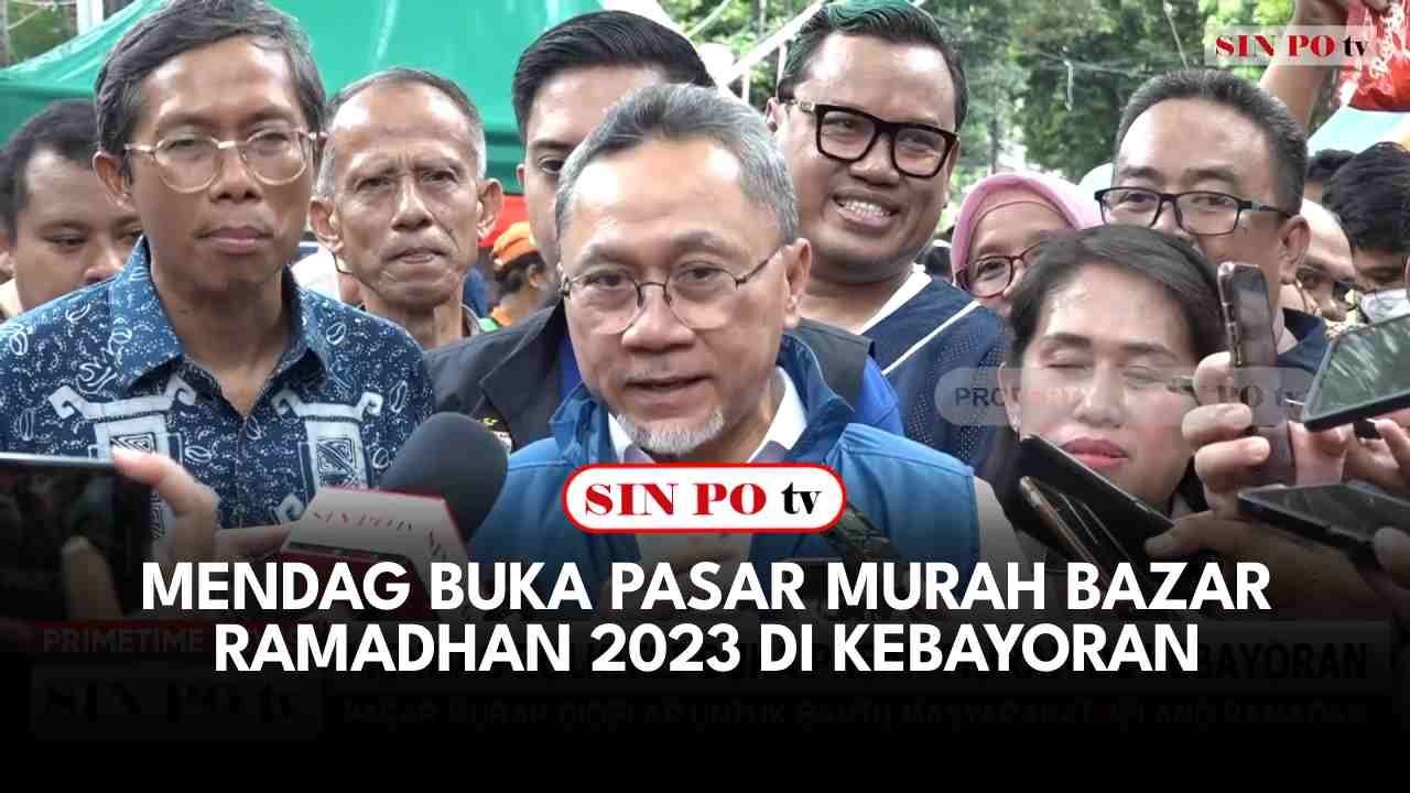 Mendag Buka Pasar Murah Bazar Ramadhan 2023 Di Kebayoran