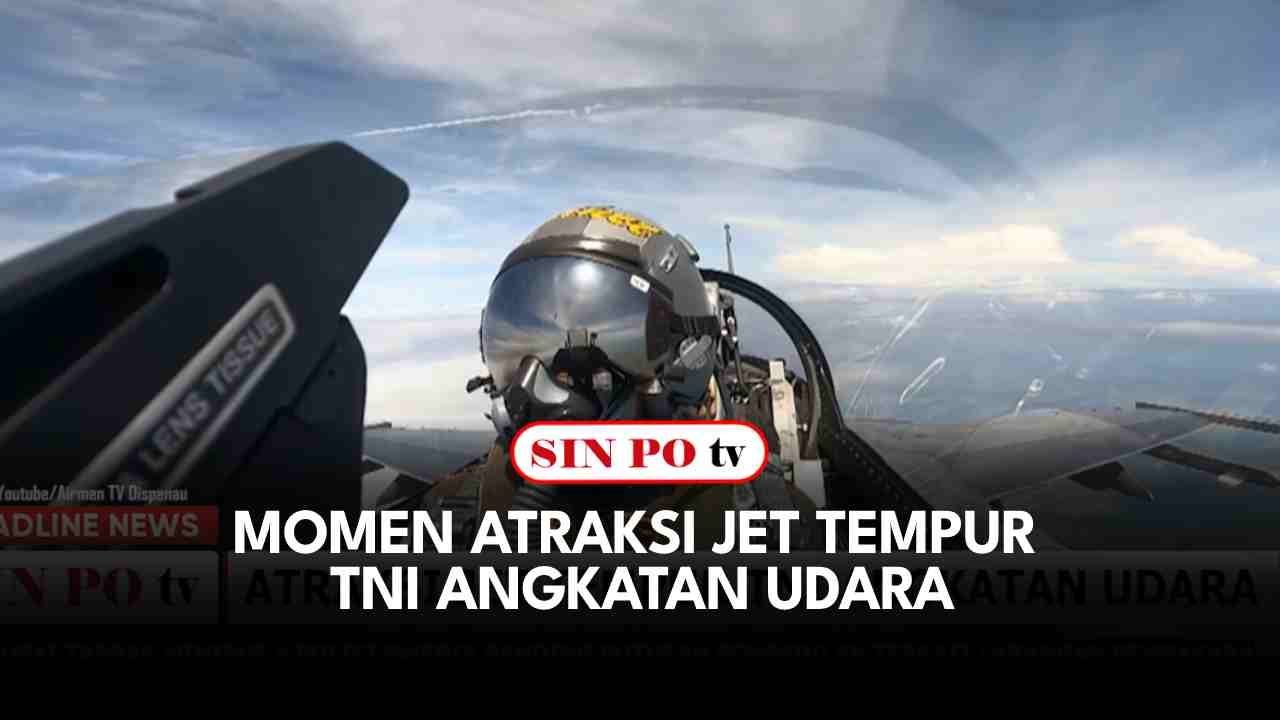 Momen Atraksi Jet Tempur TNI Angkatan Udara