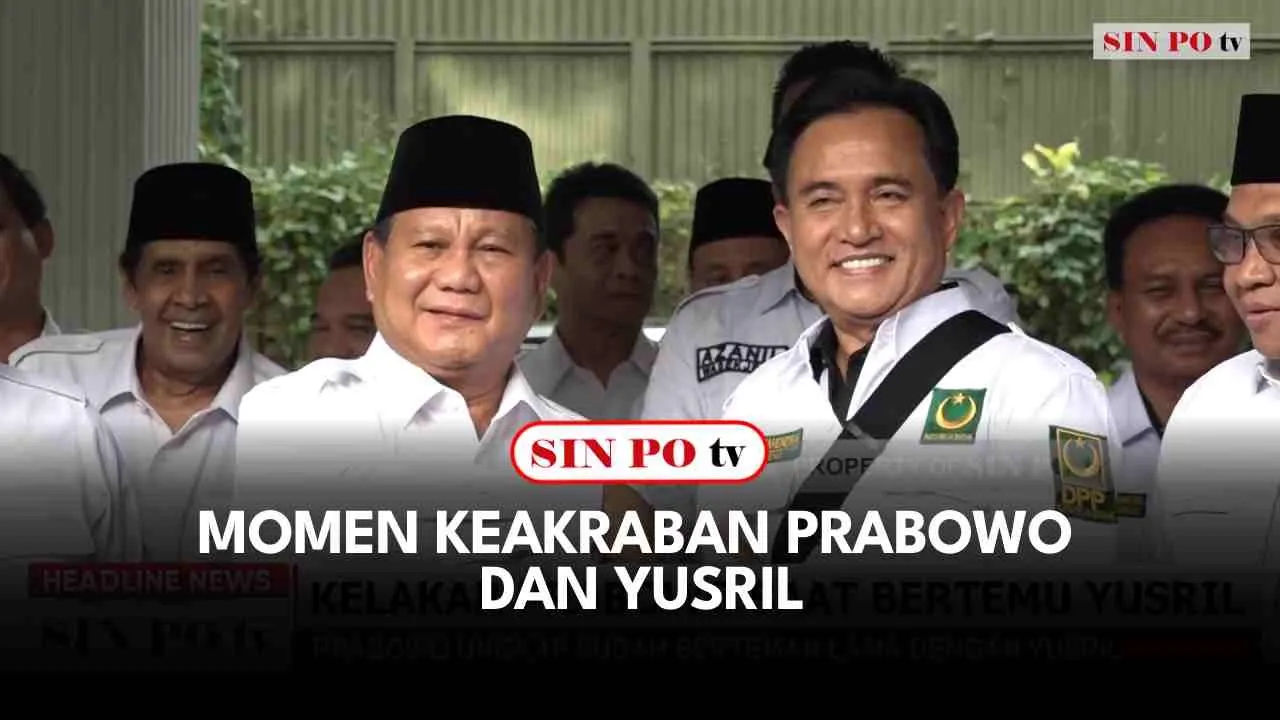 Momen Keakraban Prabowo Dan Yusril