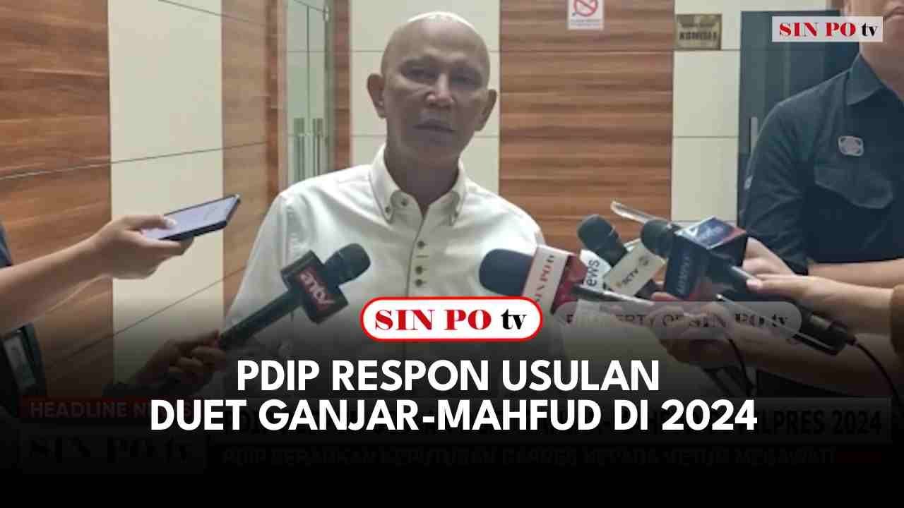 PDIP Respon Usulan Duet Ganjar-Mahfud Di 2024