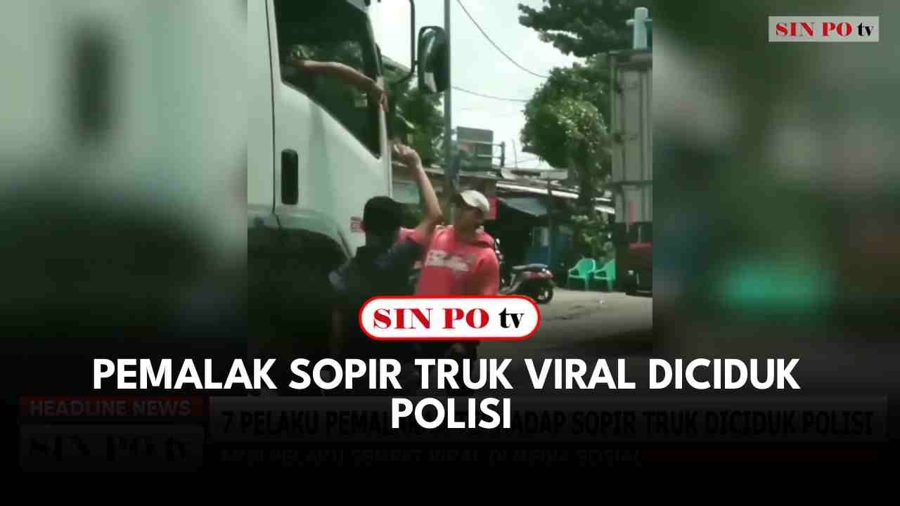 Pemalak Sopir Truk Viral Diciduk Polisi