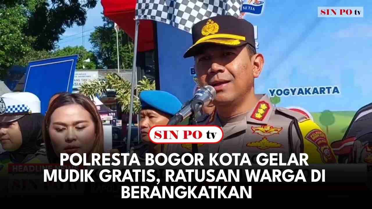 Polresta Bogor Kota Gelar Mudik Gratis, Ratusan Warga Di Berangkatkan