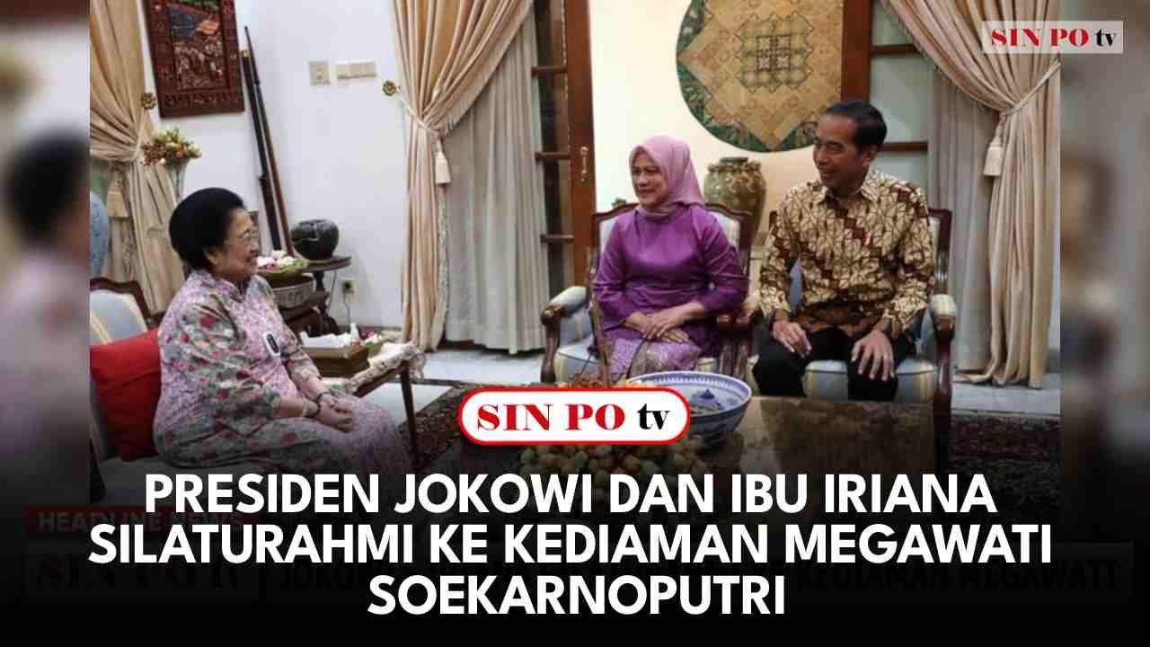 Presiden Jokowi Dan Ibu Iriana Silaturahmi Ke Kediaman Megawati Soekarnoputri