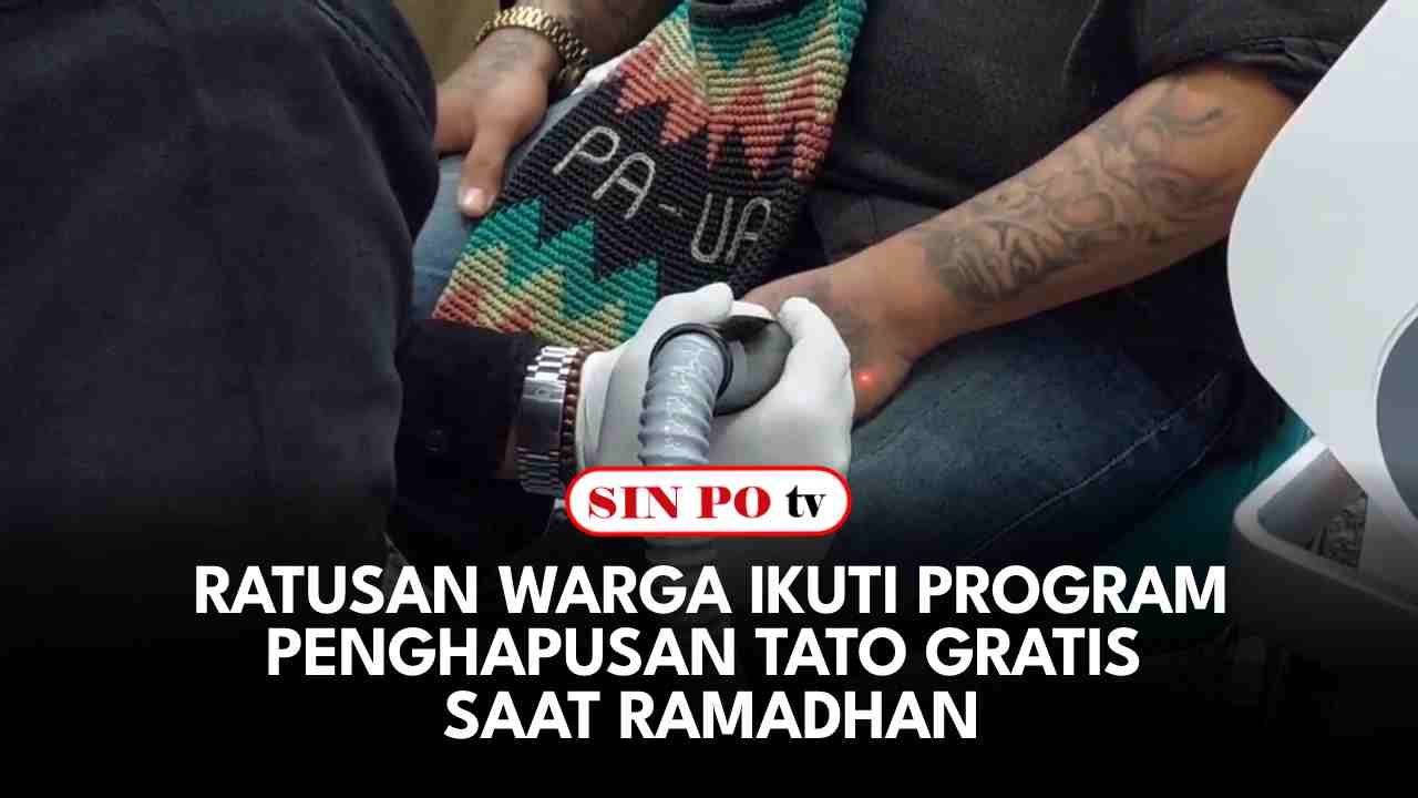 Ratusan Warga Ikuti Program Penghapusan Tato Gratis Saat Ramadhan