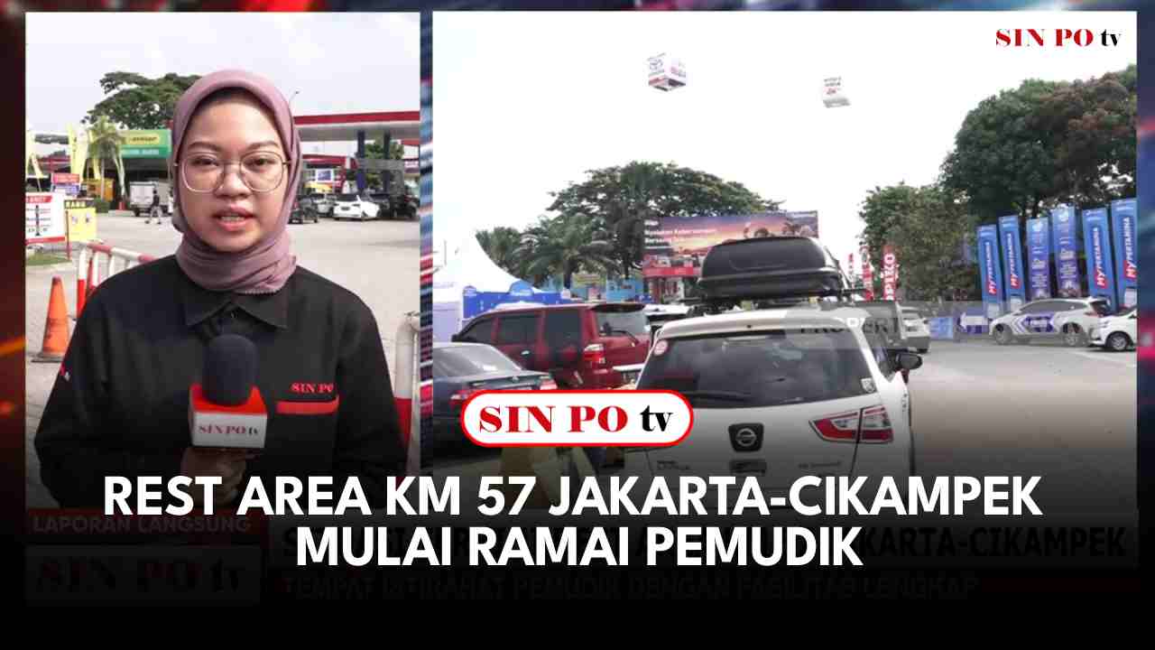 Rest Area KM 57 Jakarta-Cikampek Mulai Ramai Pemudik