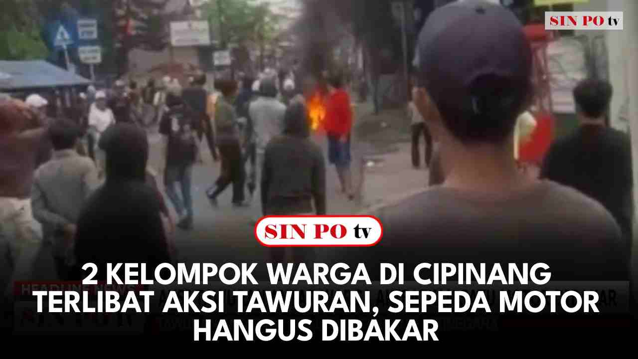 2 Kelompok Warga Di Kawasan Cipinang Terlibat Aksi Tawuran