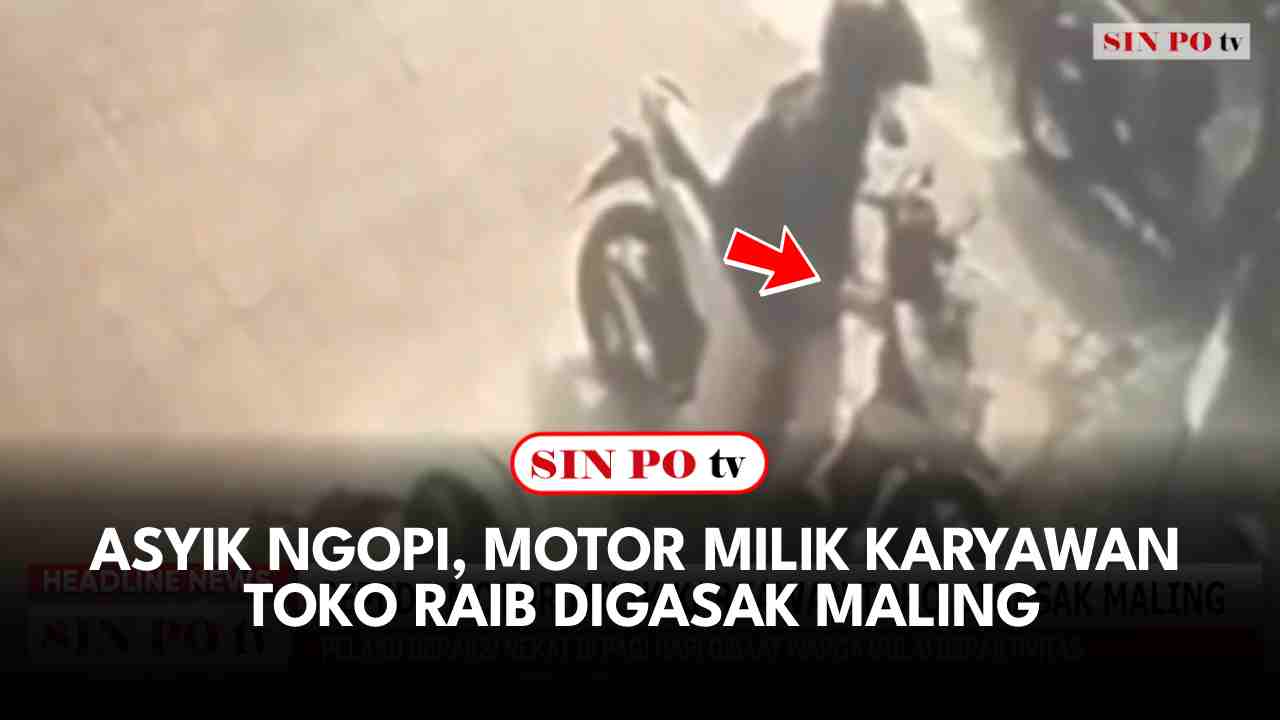 Motor Milik Karyawan Toko Raib Digasak Maling