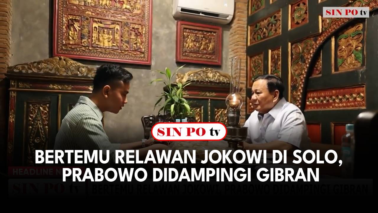 Prabowo Subianto dan Walikota Solo Gibran Rakabuming Raka