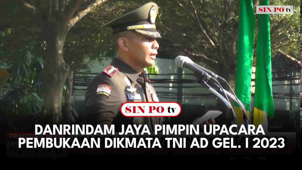 Danrindam Jaya Pimpin Upacara Pembukaan Dikmata TNI AD