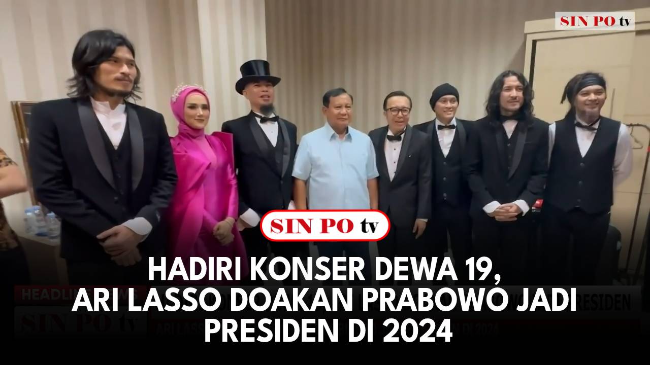 Menteri Pertahanan Prabowo Subianto menghadiri Konser Orkestra Dewa 19