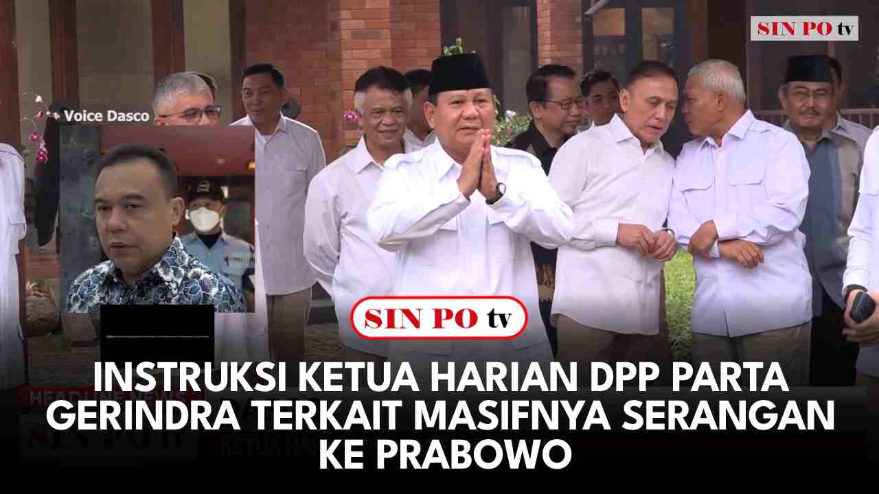 Ketua Harian DPP Parta Gerindra Dasco