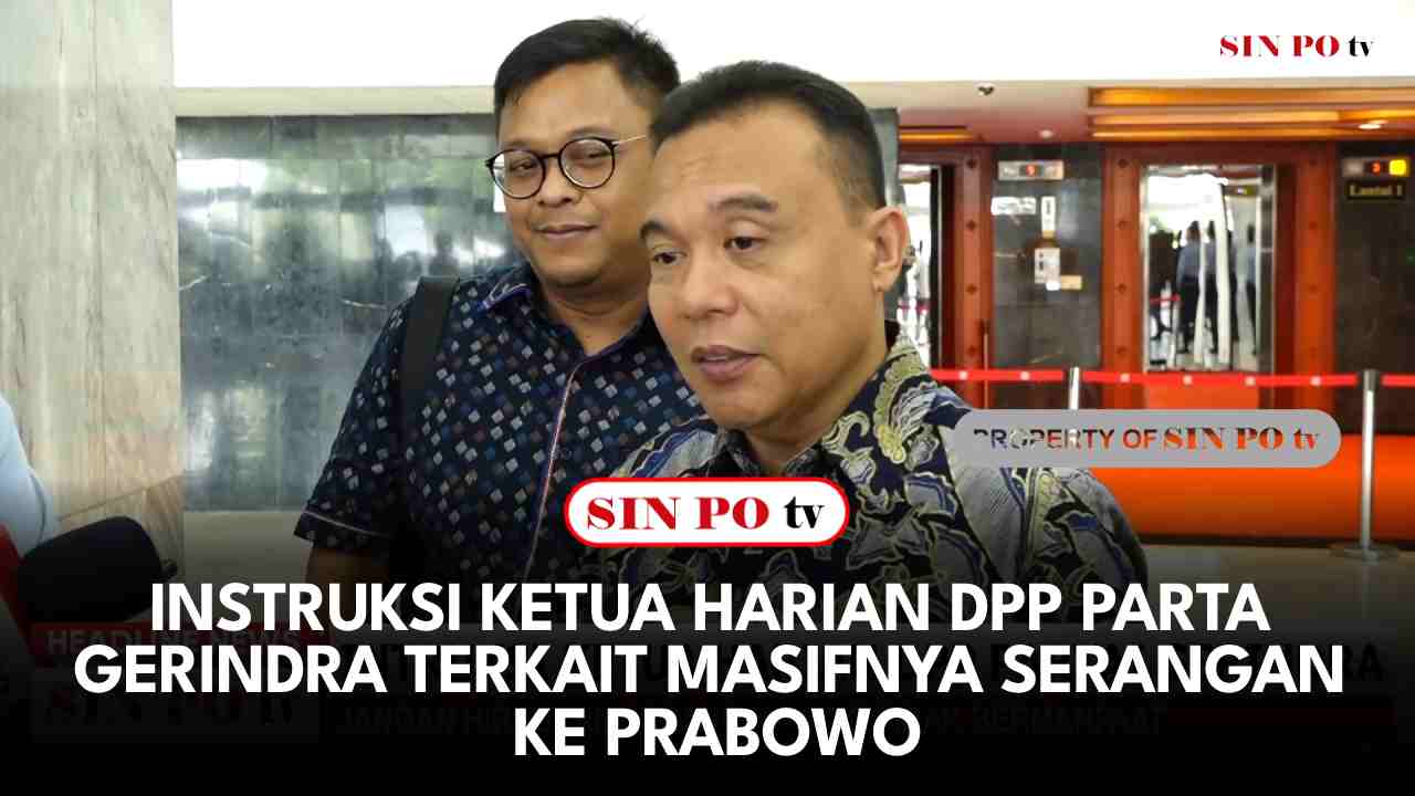 Ketua Harian DPP Parta Gerindra Dasco