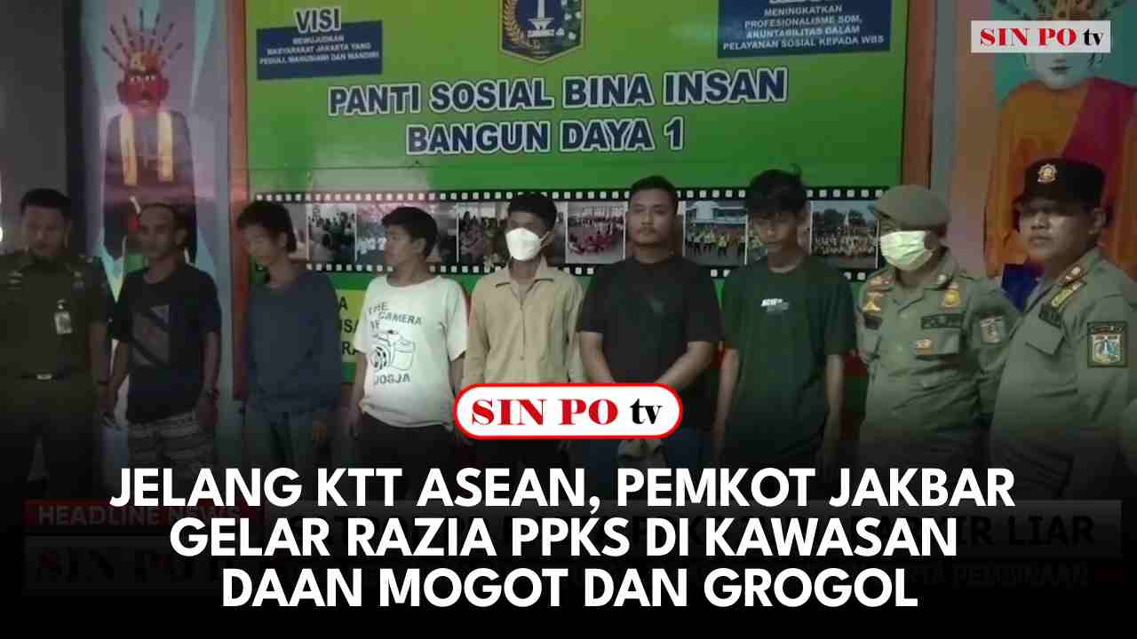 Pemkot Jakbar Gelar Razia PPKS Di Kawasan Daan Mogot Dan Grogol