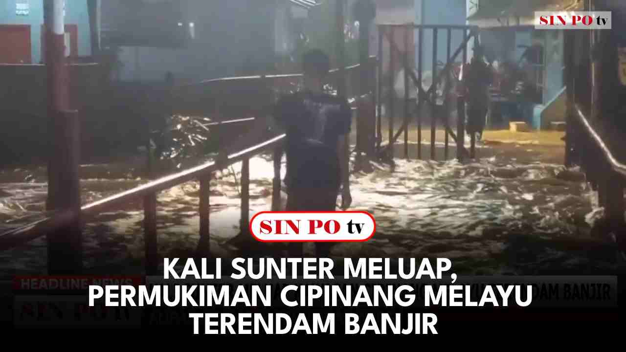 Permukiman Cipinang Melayu Terendam Banjir