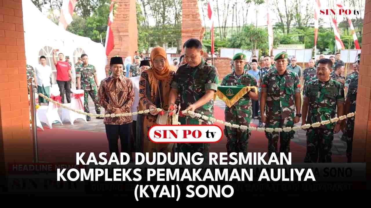 Kasad Dudung Resmikan Kompleks Pemakaman Auliya Kyai Sono