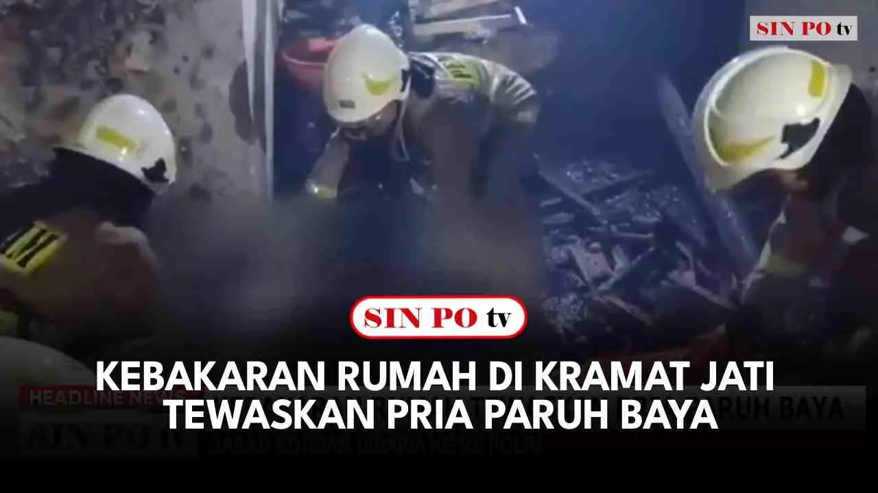 Kebakaran Rumah Di Kramat Jati Tewaskan Pria Paruh Baya