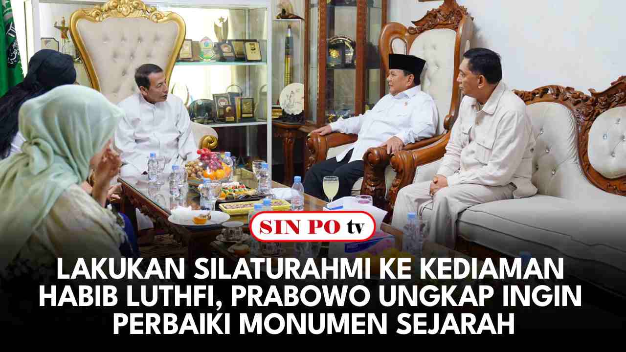 Menteri Pertahanan Prabowo Subianto dan Habib Muhammad Luthfi Bin Ali Bin Yahya