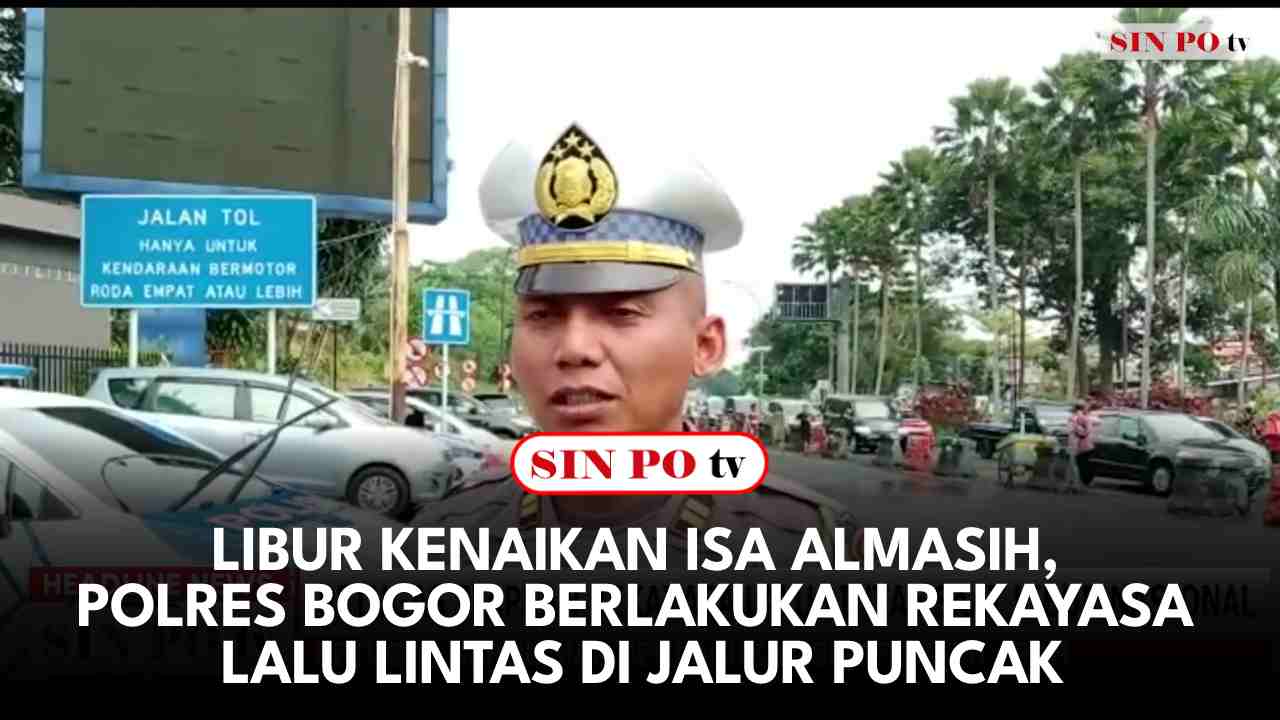 Polres Bogor Berlakukan Rekayasa Lalu Lintas Di Jalur Puncak