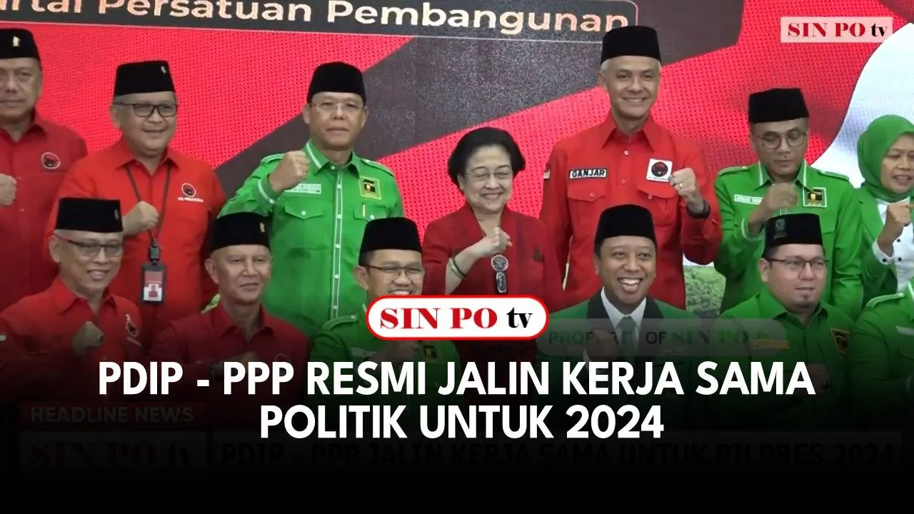 PDIP - PPP Resmi Jalin Kerja Sama Politik Untuk 2024