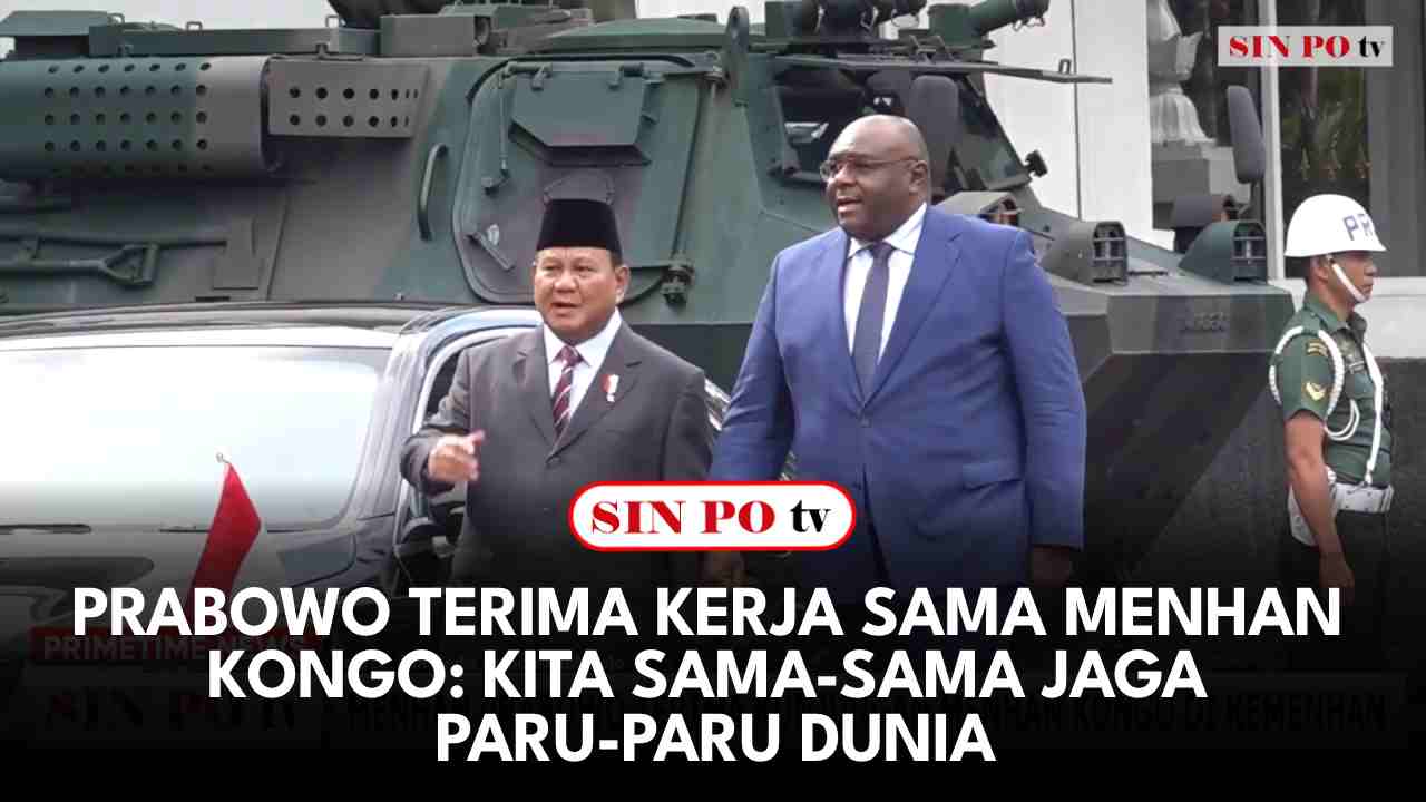 Menteri Pertahanan Prabowo Subianto  dan Menteri Pertahanan Republik Demokratik Kongo Jean Pierre Bemba Gombo