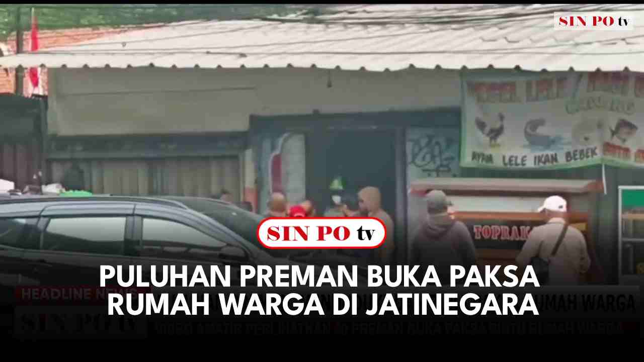 Puluhan Preman Buka Paksa Rumah Warga Di Jatinegara