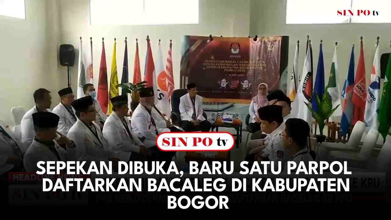 Sepekan Dibuka, Baru Satu Parpol Daftarkan Bacaleg Di Kabupaten Bogor