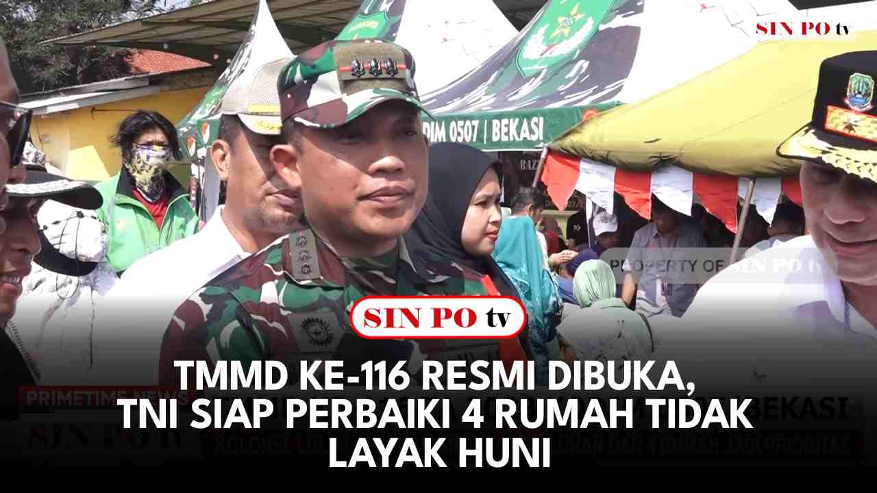 TMMD Ke-116 Resmi Dibuka, TNI Siap Perbaiki 4 Rumah Tidak Layak Huni