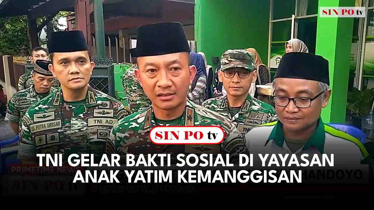 TNI Gelar Bakti Sosial Di Yayasan Anak Yatim Kemanggisan