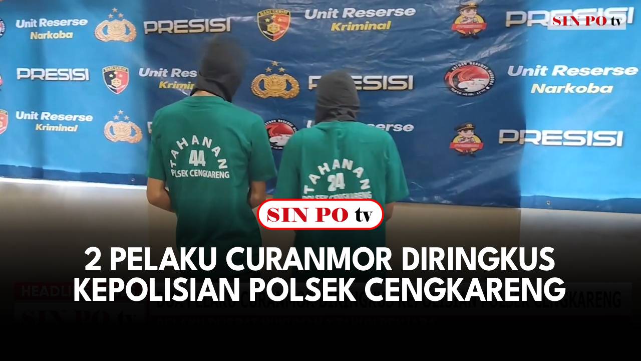 2 Pelaku Curanmor Diringkus Kepolisian Polsek Cengkareng