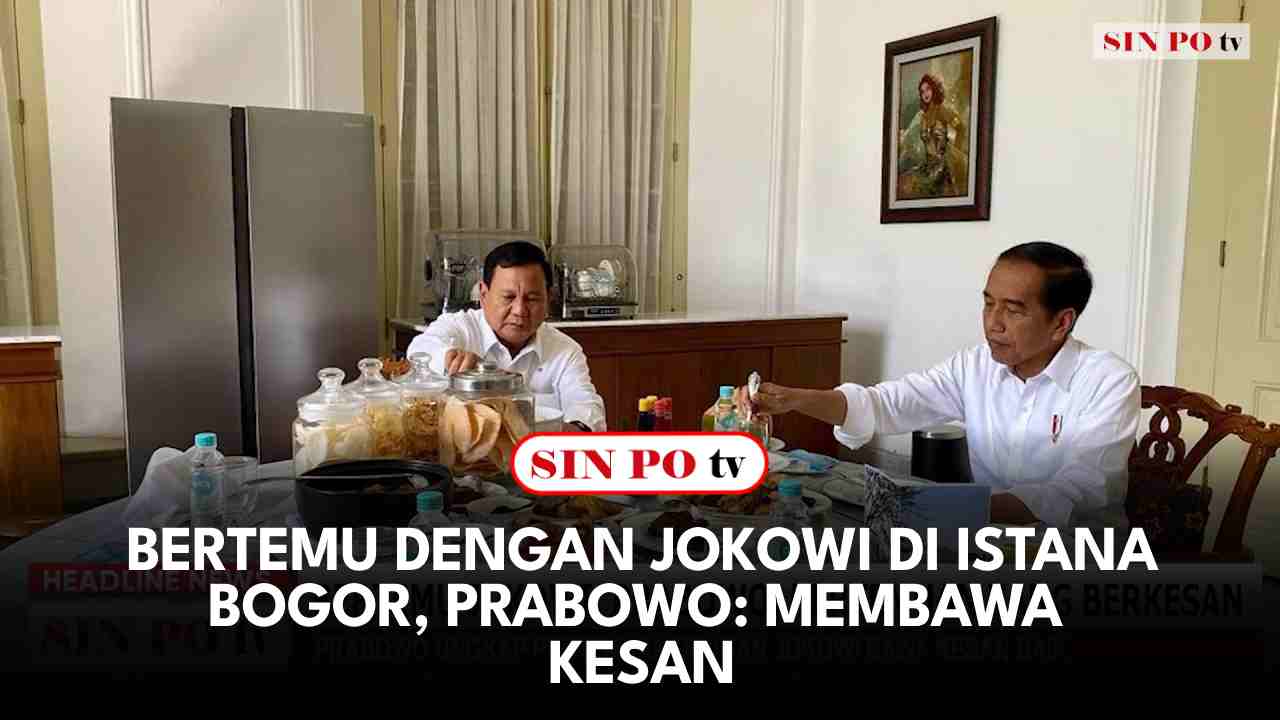 Menteri Pertahanan Prabowo Subianto dengan Presiden Joko Widodo