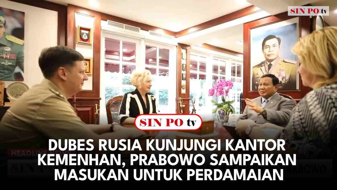 Dubes Rusia Kunjungi Kantor Kemenhan, Prabowo Sampaikan Masukan Untuk Perdamaian